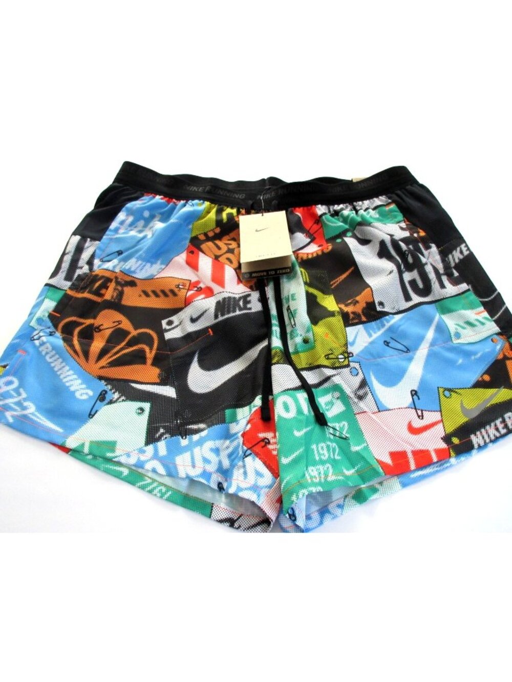 Nike Men's Stride Run Energy Dri-FIT Brief Lined 5" Shorts Orange Black NWT